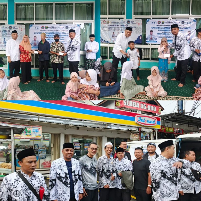 PGRI Palabuhanratu Gelar “Ramadan Berbagi”, Tebar Takjil hingga Santuni Anak Yatim