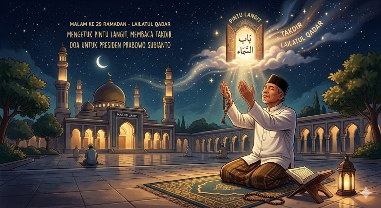 Epilog Ramadhan: Membaca Takdir dan Mengetuk Pintu Arsy di Malam ke-29 “Doa untuk Presiden Prabowo”