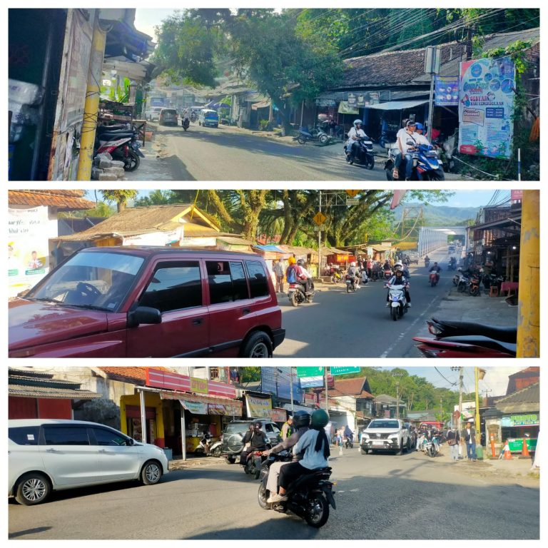 Volume Kendaraan Meningkat, Polisi Berlakukan Buka-Tutup di Pertigaan Bagbagan Sukabumi