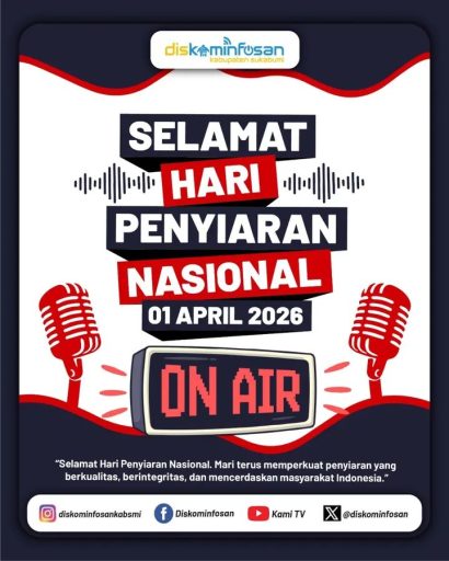 Penyiaran Berkualitas, Sukabumi Maju: Peringatan Hari Penyiaran Nasional 2026