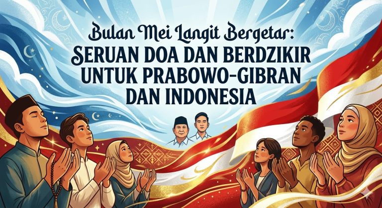 Bulan Mei Langit Bergetar : Seruan Do’a dan Berdzikir untuk Prabowo Gibran dan Indonesia