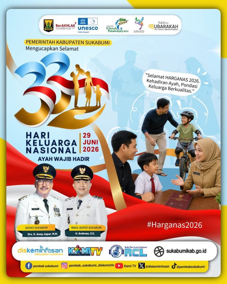 Harganas ke-33, Disdik Kab.Sukabumi Ingatkan Pendidikan Anak Dimulai dari Rumah dan Kehadiran Orang Tua